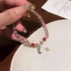 Pulseira Olho de Gato de Luxo Leve Ágata Imitação Nafu Lucido Contas Simples para Mão Feminina Elegante Nicho Peça de Mão de Alta Qualidade