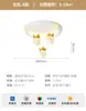 [Wow] Lámpara de Techo de Resina Estilo Crema Cálida Bola Colgante Creativa de Corona Lámpara de Protección Ocular para Habitación Infantil