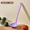 Espátula de silicona antideslizante resistente a altas temperaturas espátula cuchara colador cuchara para sopa utensilios de cocina domésticos de cocina de silicona anti-escaldaduras