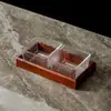Caja de plástico para almacenar frutos secos, charola casera dividida para snacks, salón de belleza, bar, caja comercial para snacks y dulces para presentación