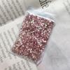Fábrica direto mini tamanho pequeno pó leve formato plano diamante super brilho estrela do mar gorda olho de cavalo amor DIY joias de unha
