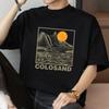260g de algodão pesado camiseta masculina de manga curta nacional moda top roupas verão algodão meia manga moda camiseta solta