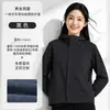 Chaqueta de forro polar con grafeno integrado para exteriores con logotipo personalizado para hombre, ropa de trabajo cálida para otoño e invierno, chaqueta de montañismo para mujer