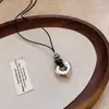 Collar Colgante Estrella Geométrica Estilo Ins Coreano Nuevo para Mujer Ligero Lujo Sentido de Alta Gama Cadena para Clavícula Cadena para Suéter de Viaje para Mujer