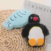 Muñeco de pingüino pingu de peluche de dibujos animados para competición de pesca, colgante para mochila, broche DIY, decoración para ropa, zapatos y calcetines