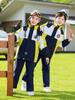 Uniformes de clase para reuniones deportivas de primer grado para estudiantes de primaria, chaquetas para niños de primavera y otoño, uniformes de jardín de infantes de otoño e invierno.