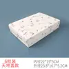Padrão Mármore 2/4/6 50-80g caixa de bolo da lua fosca biscoitos crocantes de gema de ovo Nougat Snow Mei caixa de presente