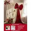 Set de Decoración para Habitación de Boda Estilo Coreano para la Novia, Incluye Cortinas para el Novio, Adecuado para Sala de Estar y Dormitorio, Bata de Mañana, Fondo para Fotos y Pared de Fondo con Palabra Feliz