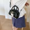 Bolsa Pequena de Estilo Francês Crowdsourcing Feminina Verão 2025 Estilo Coreano Nova Moda Estilo Ocidental Bolsa Transversal Personalizada Textive Moda Bolsa Concha