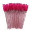 Herramientas de Belleza: Cepillo Rizador de Cejas en Espiral, Cepillo de Cristal, Cepillo para Pestañas, Cepillo Portátil Desechable de Colores