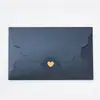 Criativo estilo ocidental bronzeando amor perolado papel kraft carta de amor envelope convite de casamento convite de negócios carta envelope