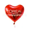 Globos de Papel de Aluminio Premium de Gama Alta con Dibujos Animados con Texto Impreso y Globos de Papel de Aluminio con Formas Hechos a Medida para Logotipos Publicitarios