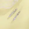 Selección Artística de Pendientes de Diosa Elegantes de Lujo Ligero para el Día a Día Que Hacen que el Rostro Parezca Más Delgado, Súper Brillantes con Ganchos para Orejas de Pedrería, Nuevos Pendientes Largos de Tira con Forma de Gota de Agua