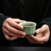 Caneca de chá de cerâmica para degustação Ru Kiln, peça única, Ge Kiln, tamanho pequeno 50 ml, conjunto de chá kung fu