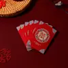Mini sobres rojos para recepción de boda, sobres rojos de tamaño pequeño con la palabra "felicidad" para boda, sobres rojos para boda, sobres rojos para bloquear la puerta, suministros de boda al por mayor