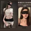 Man Yu Roupa Íntima Sexy Decote em V Profundo Renda Uniforme de Secretária Sexy Provocante Puro Desejo Bodycon Roupa de Dormir 9756