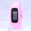 Pulseira Pedômetro Eletrônico de Fornecimento Spot Relógio de Silicone LED Multifuncional Moda Esportiva Pedômetro Relógio de Presente