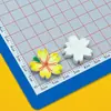 Horquilla de Flor de Cinco Pétalos Estampada de Color Brillante Cuerda para el Cabello Pinza de Agarre Pegamento en Crema Hebilla de Zapato DIY Pegatina para Taza de Agua Accesorios de Resina