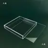 Caja de Exhibición Cuadrada de Acrílico Set de Álbumes Transparente Estuche Protector Caja de Almacenamiento a Prueba de Polvo para CD Soporte de Exhibición para Discos de Vinilo