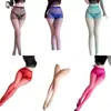 Meias finas descartáveis transparentes para mulheres, meia-calça de nylon ultrafina na cor doce para hotel, banho de pés, com entrepernas de uma linha, meias pretas para pernas bonitas