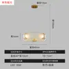 Lámpara de araña para restaurante transfronterizo, luz de anillo circular de lujo ligero, lámpara colgante de cristal personalizada para sala de estar, recepción de hotel, vestíbulo, modelo nuevo 2026
