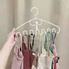 Percha de onda para dormitorio de estudiante en casa con almacenamiento de corbata y ropa interior multifuncional antideslizante sin marcas