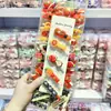 Grampo de Cabelo Doce de Frutas da Moda, Divertido Espeto de Frutas Laranja e Morango Brinquedo Alimentar Presilha de Cabelo, Acessório de Cabelo Peculiar para Menina