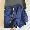 Pantalones Cortos Deportivos de Secado Rápido para Hombre para Verano, Pantalones de Playa con Sensación de Hielo, Estilo Japonés Funcionales Estilo Americano Sueltos Delgados de Longitud Media