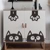 Fan Xi Nuevo Hogar Creativo Gatito de Dibujos Animados Garra de Gato Gabinete de Pared Refrigerador Embellecimiento Adhesivo de Pared Decorativo FX-F31