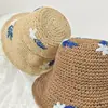 Sombrero de Paja Plegable de Playa de Verano con Diseño Floral, Dulce Sombrero de Paja para Mujer, Sombrero Japonés con Protección Solar para Salidas