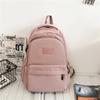 Mochila estilo campus Ins simples para todas as combinações, grande capacidade, estilo coreano Ins, mochila de estudante júnior, sênior, ensino médio, de alto valor