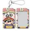 Set de Almacenamiento de Tarjetas de Pareja Crayon Shin-Chan, Tarjeta de Comedor Estudiantil, Tarjeta de Campus, Tarjeta de Autobús, Insignia de Trabajo, Tarjeta de Acceso
