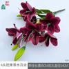 6 Buquês de Lírio Perfumado Buquês 3D de Lírio Fotografia de Estúdio Arranjo Arranjo de Flores Flor de Simulação Estúdio de Flores Flor Artificial