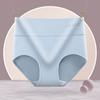 Ropa interior de algodón puro de plástico ligero de cintura alta para mujer, talla grande, cómoda, transpirable, para abdomen y cadera, que no se ajusta a la cadera ni a la entrepierna.