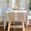 Em Estoque 50 Tipos de Toalhas de Mesa Xadrez Listrado, Caminhos de Mesa, Almofadas Decorativas, Capas de Sofá, Tecido Bordado Estilo Americano, Jogos Americanos, Tecido para Roupas Venda por Atacado