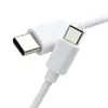 Cable de carga tipo C dual cable de carga rápida tipo C de 60W 30CM cable PD de cobre puro ecológico cable de carga tipo C dual
