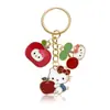 Llavero de Dibujos Animados Lindo y Colorido para Niñas, Gato, Unicornio, Encanto de Aleación de Esmalte Arcoíris, Exquisito Accesorio para Pulsera