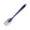 Fabricante en stock integrado translúcido tamaño pequeño espátula de silicona para pastel raspador de crema herramienta para hornear