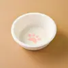 Tigela de Cerâmica para Gatos Mais Vendida do Fabricante, Água e Comida Tudo-em-Um, Tigela de Cerâmica de Alta Capacidade Estilo Cartoon para Gatos