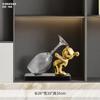 Luxo Leve Tendência da Internet High-end Desenho Animado Urso Bolha Suporte de Vinho Ornamentos Armário de Vinho Decorações Suaves Sala de Estar Entrada Aparador para Presentes