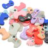Folha de resina de imitação de jogo não porosa plana diy headwear acessórios para o cabelo Material creme Acessórios para celular