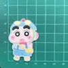 Personaje de Dibujos Animados Anime Japonés Pieza Acrílica con Purpurina Fina Accesorios para Decoración de Bolsos Joyería Pinza para el Cabello DIY Crayon Shin-chan
