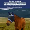 Nueva Máscara para Caballo, Capucha para Caballo Antimosquitos y a Prueba de Insectos, Máscara para Moscas para Caballo, Máscara de Malla Transpirable, Suministros Ecuestres
