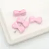 Pajarita Perforada de Color Sólido Acrílico Lazo DIY Joyería con Cuentas Cadena para Teléfono Móvil Bolso Cadena para Llaves Accesorios