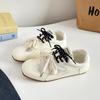 Zapatos Planos Casuales Estilo Coreano con Cordones Dobles para Mujer, Combinan con Todo, Deportivos para Correr, Zapatos Forrest Gump A9901