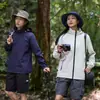 Chaqueta deportiva informal de una sola capa fina para hombre, para primavera y otoño, chaqueta softshell, cortavientos para exteriores, traje de montañismo
