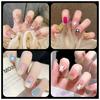 D079B caja blanca ballet Libro Rojo calcomanías para uñas frescas nuevo +12 uñas postizas deseo puro francés desmontable