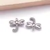 Accesorios de Joyería de Acero Inoxidable Elefante Mariposa Osito Colgante Transfronterizo Hecho a Mano DIY Pulsera Collar Pendientes Colgante Pequeño