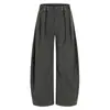 Pantalones de Vestir a Rayas Plisados de Diseño Americano para Hombres y Mujeres con un Toque de Alto Gusto, Fresco y Vintage