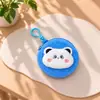 Lindo Parchabou Mini Mochila Escolar Pequeña Monedero Bolsa de Almacenamiento de Auriculares Llavero de Pareja Mochila Escolar Colgante de Peluche